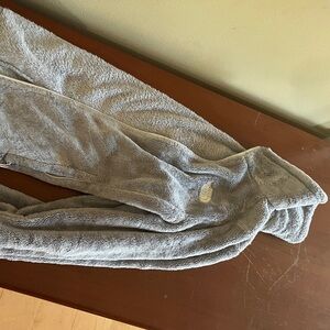 North face xs grey zip up jacket